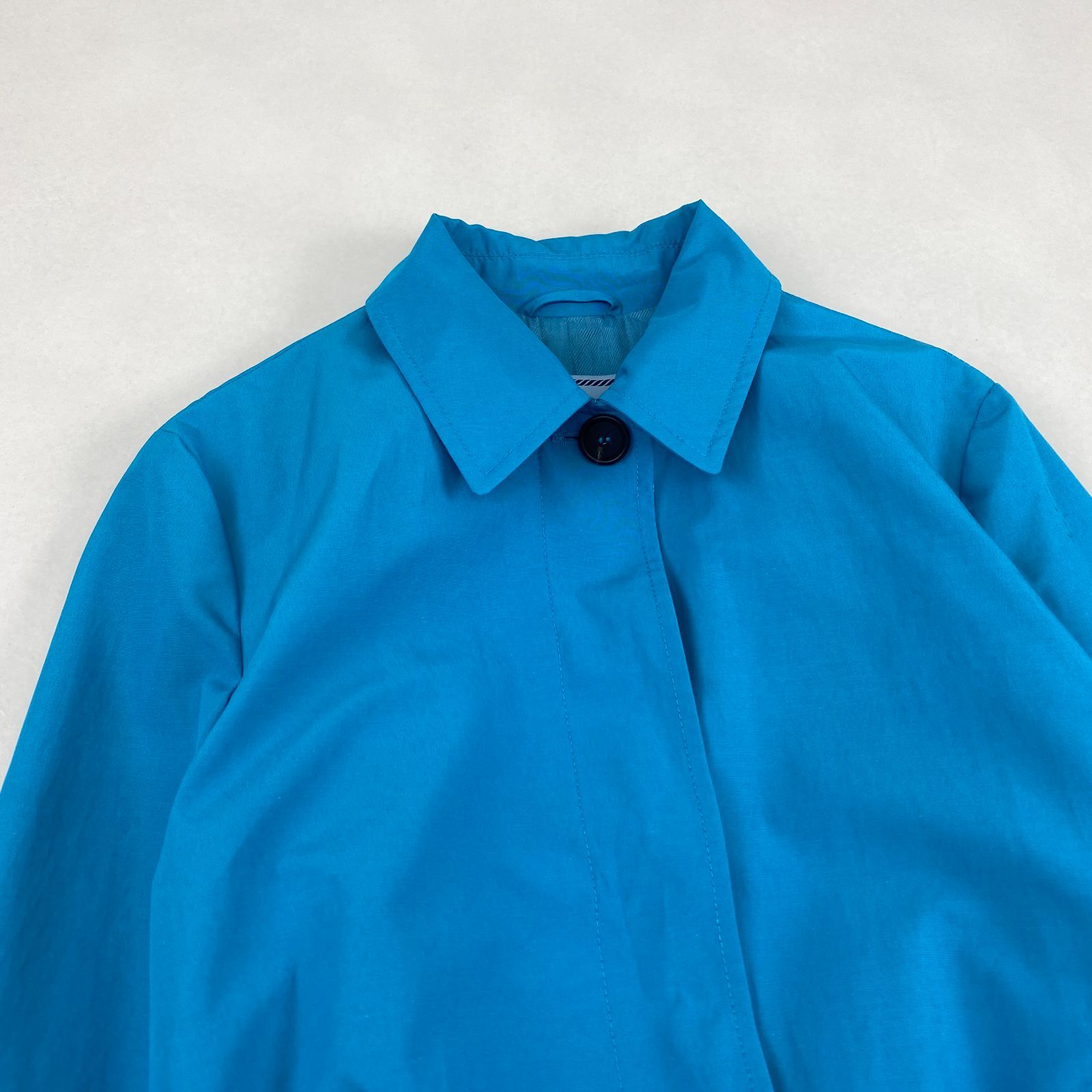 PRADA トレンチコート ベルト ターコイズブルー 38 M L相当 - メルカリ