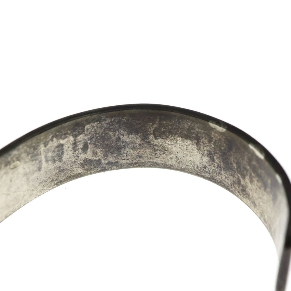 goro's (ゴローズ) ダブルローズ平打ちブレス バングル M シルバー