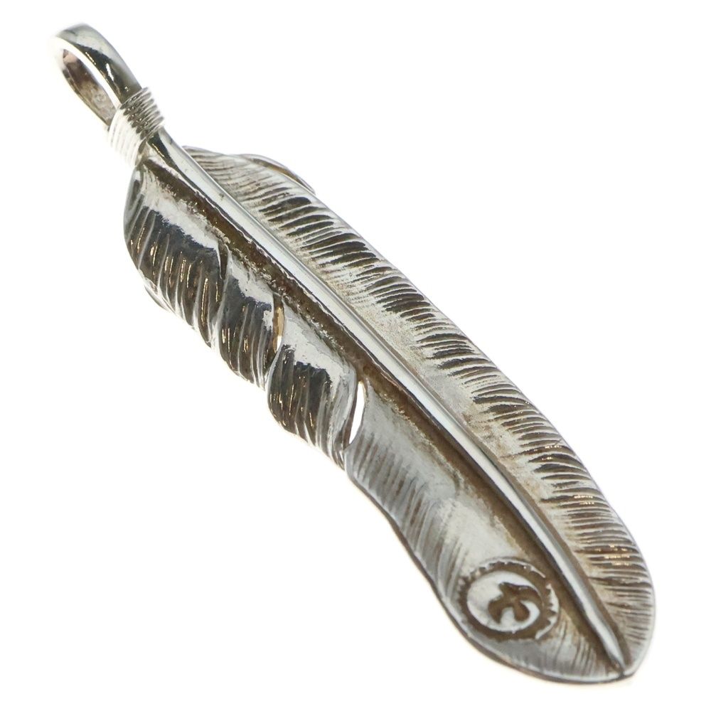 goro's (ゴローズ) 【現行】上銀特大フェザー 左向き ペンダントトップ