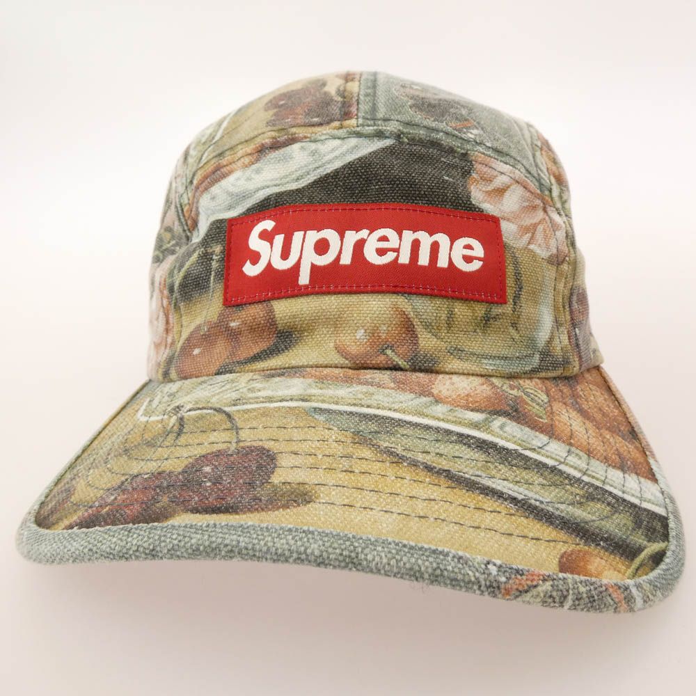 Supreme シュプリーム 23 SS Strawberries Camp Cap ストロベリー ボックスロゴ キャップ マルチ 系 ハット 帽子