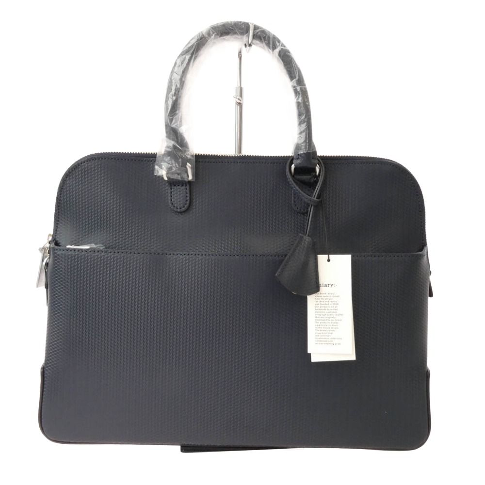 aniary アニアリ 34-01000 G-Film Leather ジー-フィルム レザー ブリーフケース バッグ ネイビー系 上