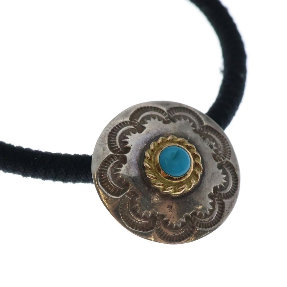 goro's (ゴローズ) 金縄ターコイズ付きフラワーコンチョトップ