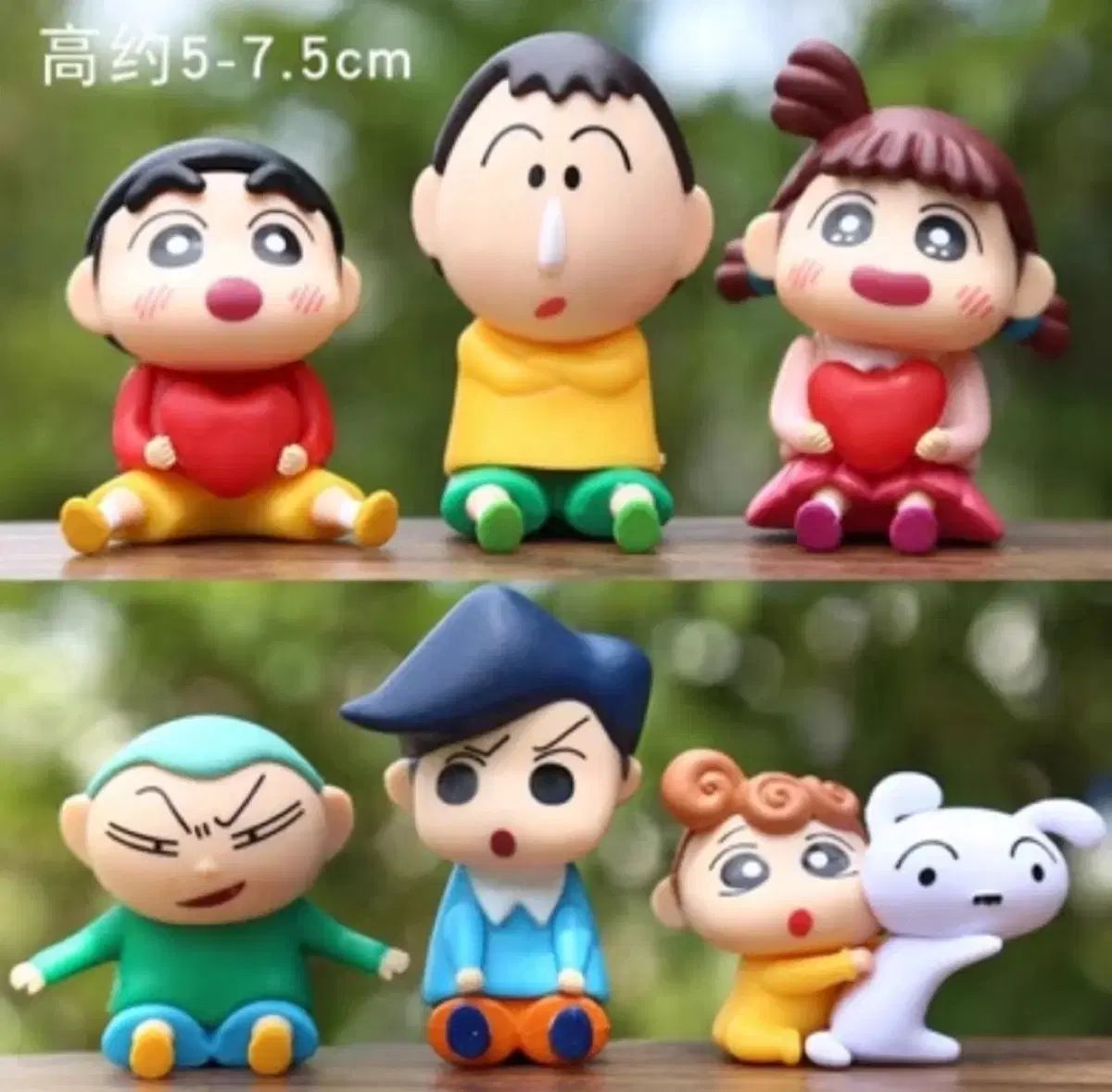 クレヨンしんちゃん 떡잎마을 수비대 6種 フィギュア 未開封 SET