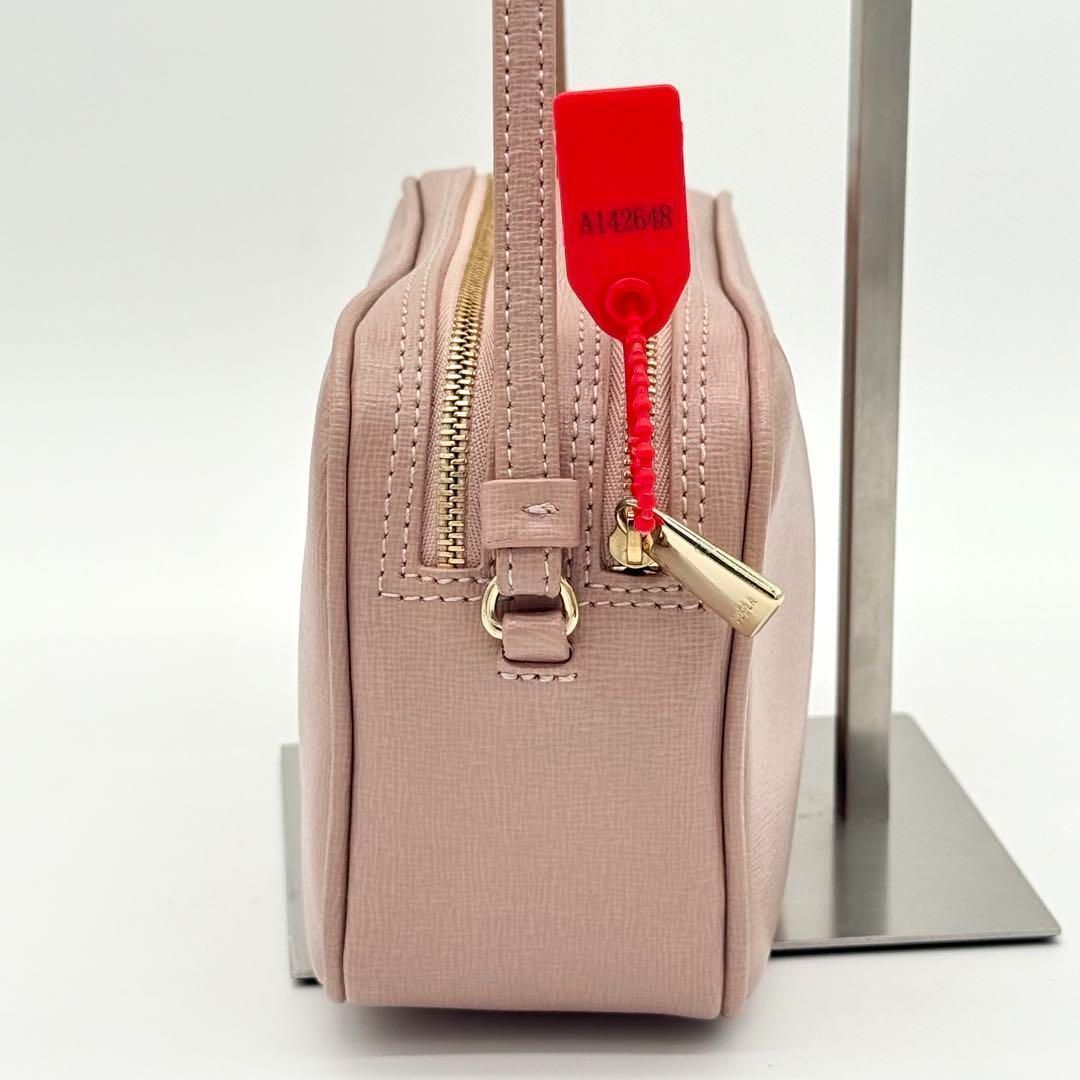 【極美品】FURLA LILLI ショルダーバッグ 斜めがけ レザー ピンク 極美品】FURLA LILLI ショルダーバッグ 斜めがけ レザー ピンク 【公式