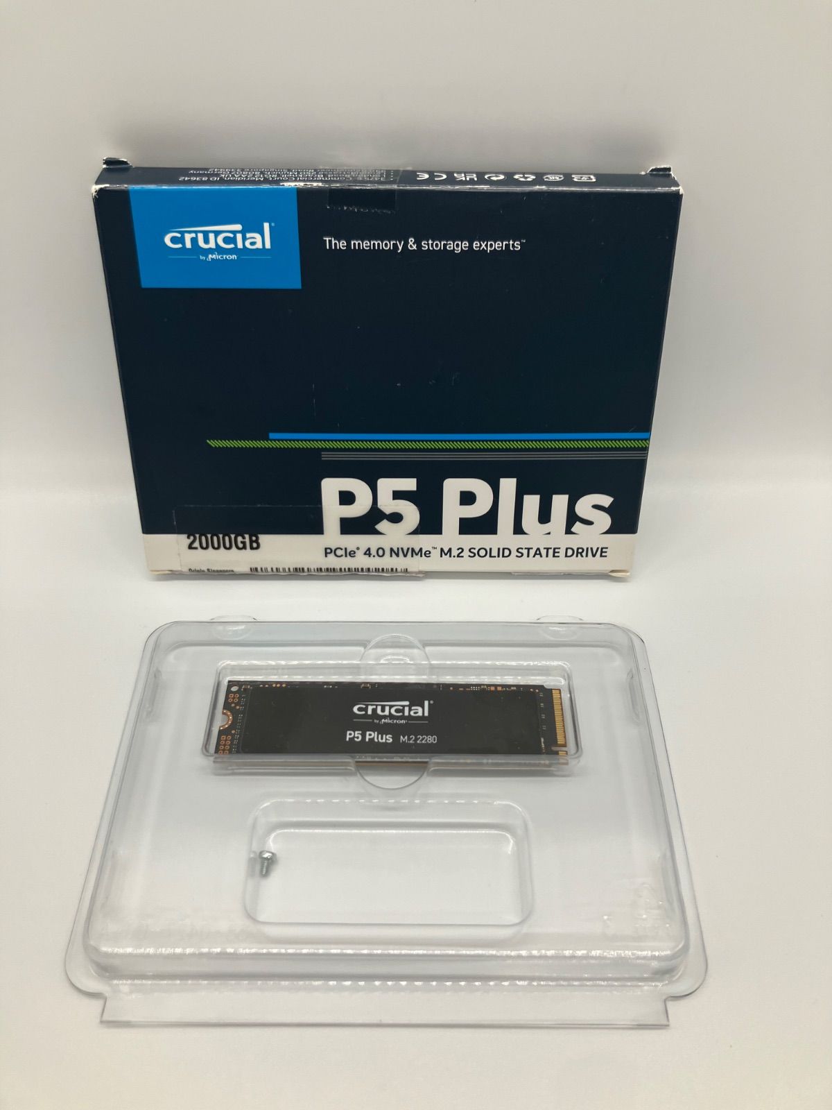 Crucial 訳アリ クルーシャル SSD 2 TB NVMe PCIe Gen 4 x M.2 2280 R 6 600 MB|s W 5 000 P Plusシリーズ 使用頻度不明