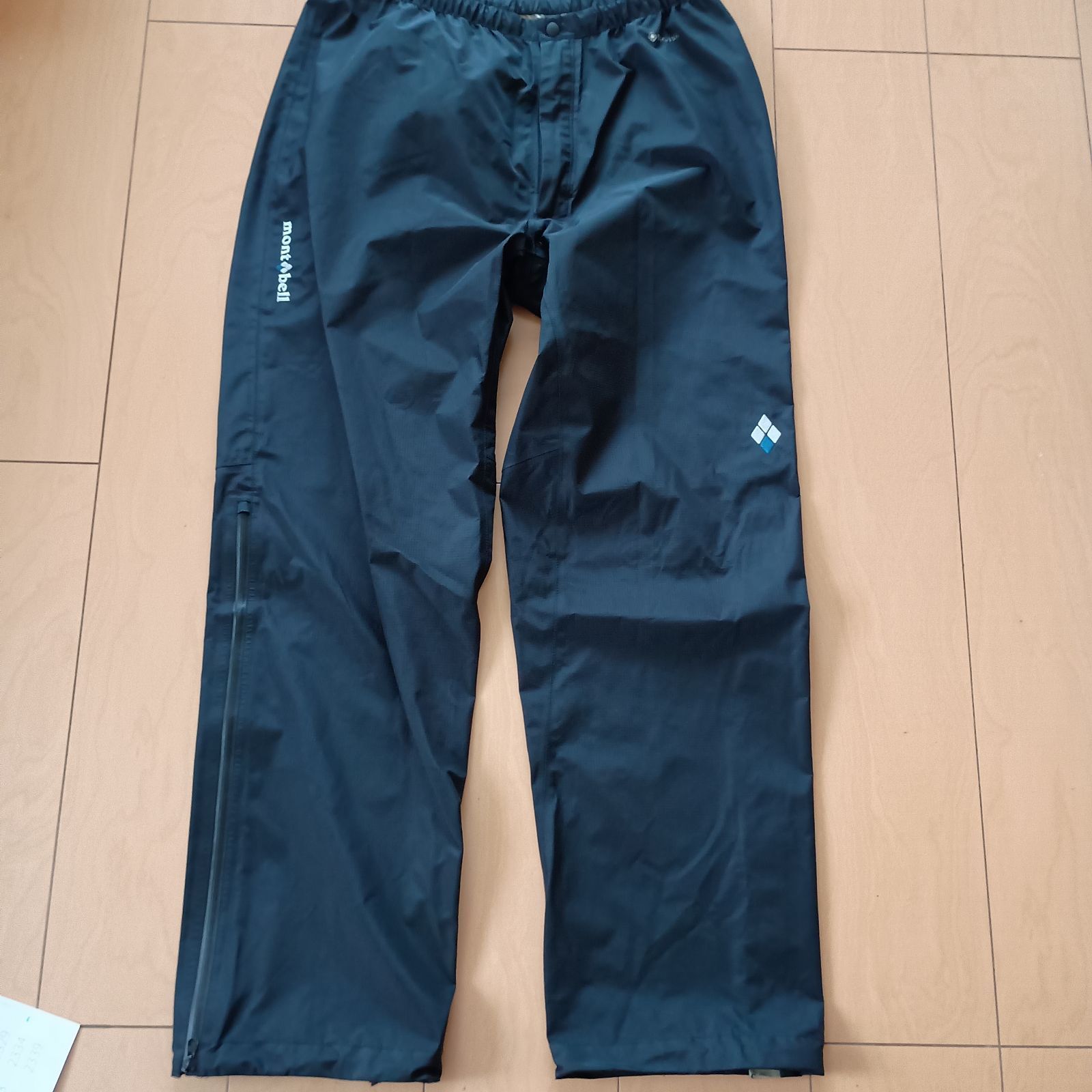 モンベル レインダンサーパンツ メンズ M GORE-TEX ゴアテックス montbell mont-bell レインウェア レインパンツ 黒 ブラック 防寒 防風 アウトドアウェア 2294