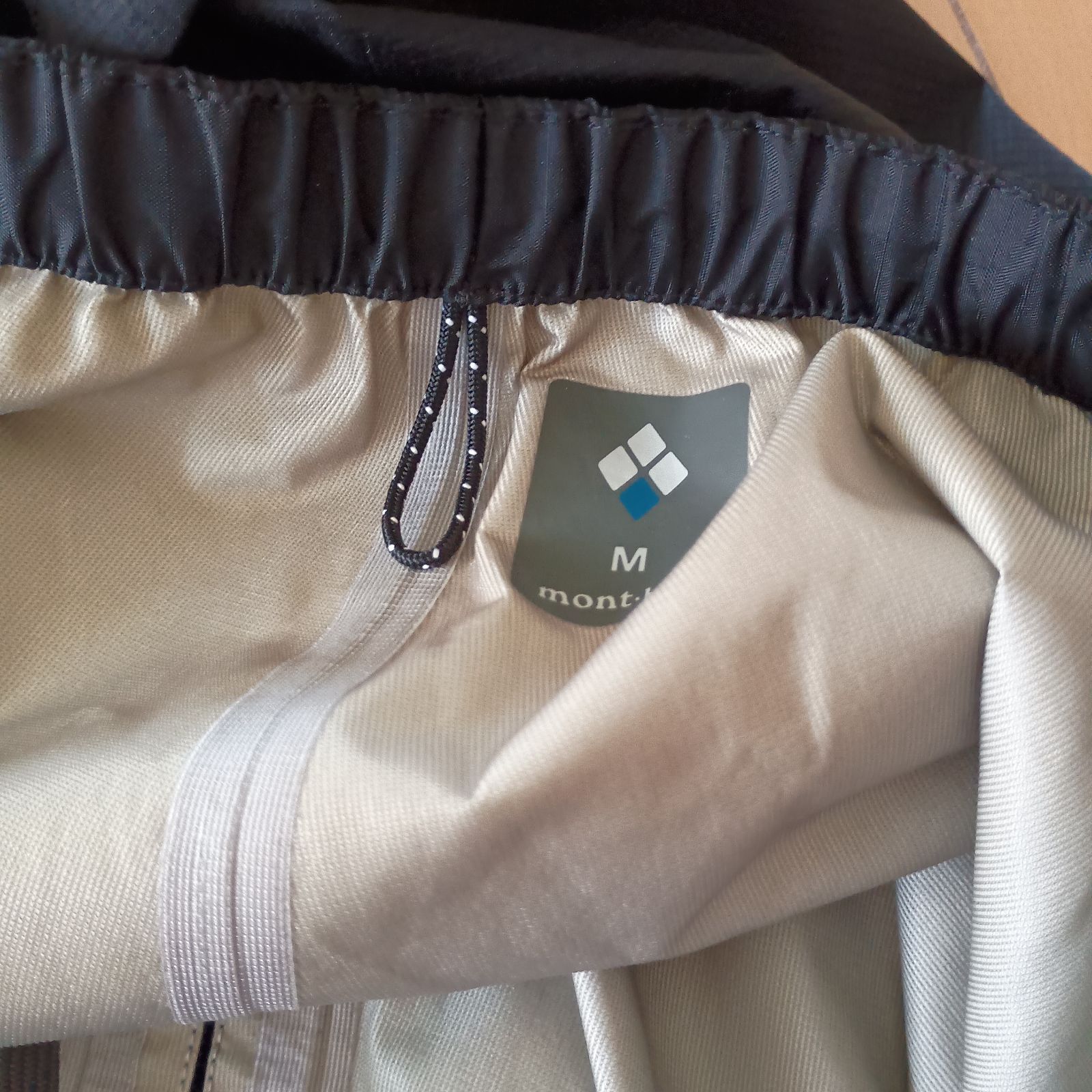 モンベル◆レインダンサーパンツ メンズ M GORE-TEX ゴアテックス montbell mont-bell レインウェア レインパンツ 黒 ブラック 防寒 防風 アウトドアウェア 2294