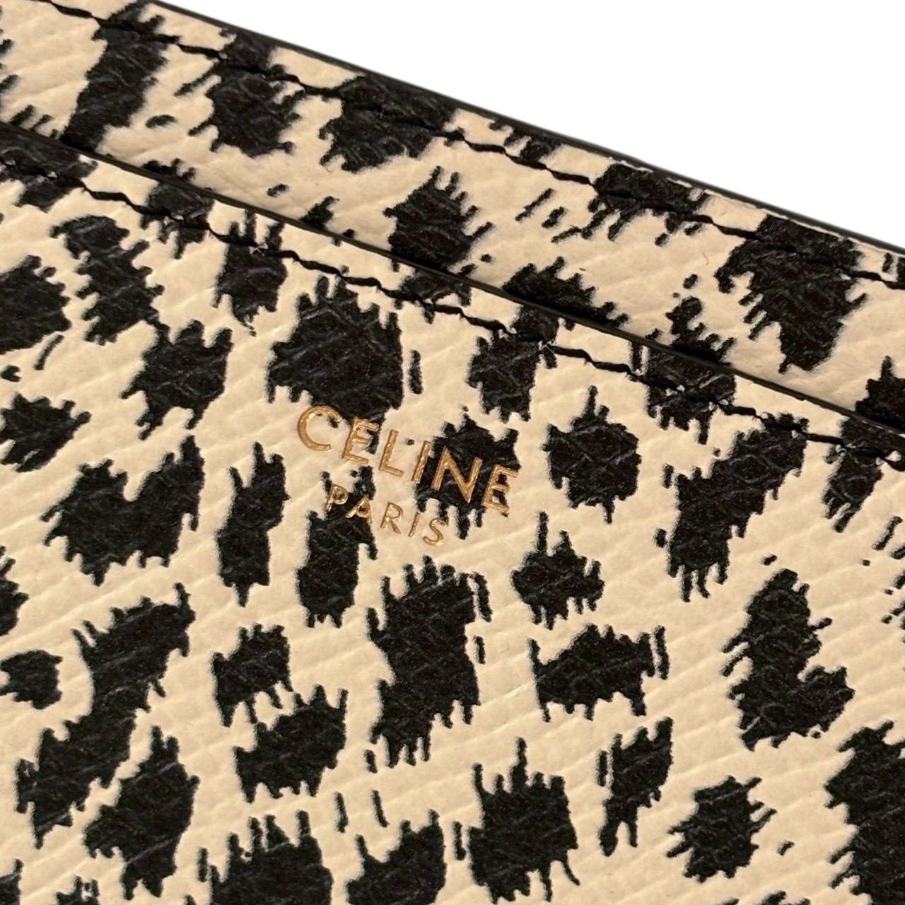 美品】CELINE セリーヌ カードケース パスケース コンパクト ロゴ 総柄