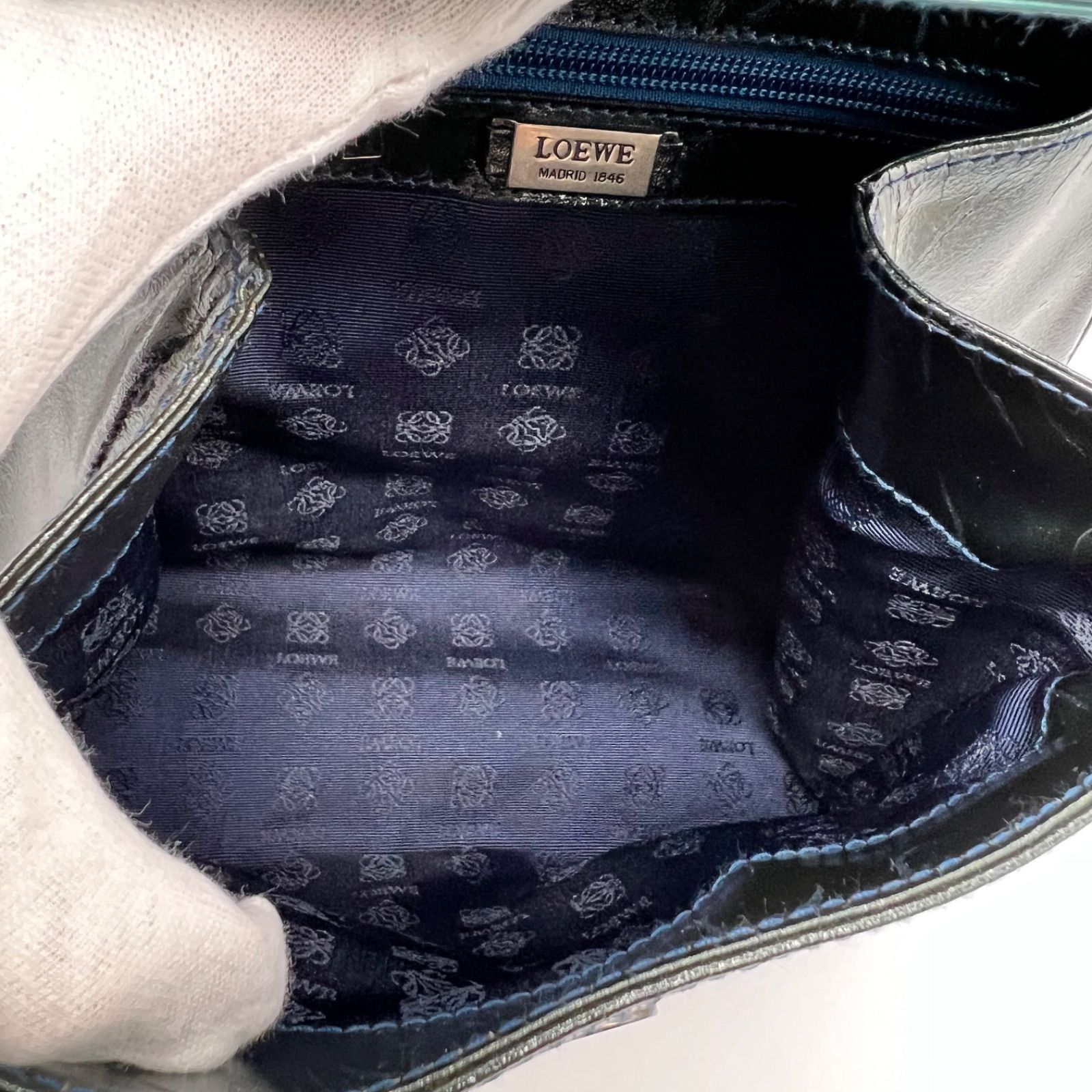 Mizuno α ELITE 28.0cm 激レア】LOEWE ロエベ ベラスケス ハンドバッグ トップハンドル グリーン