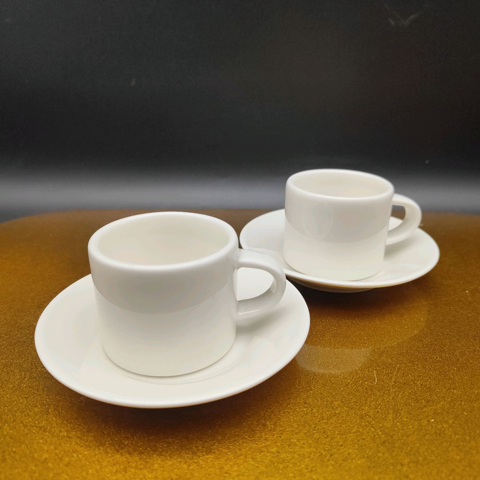 ARABIA 1873 デミタス カップ＆ソーサー 白 アラビア フィンランド 北欧ブランド S325