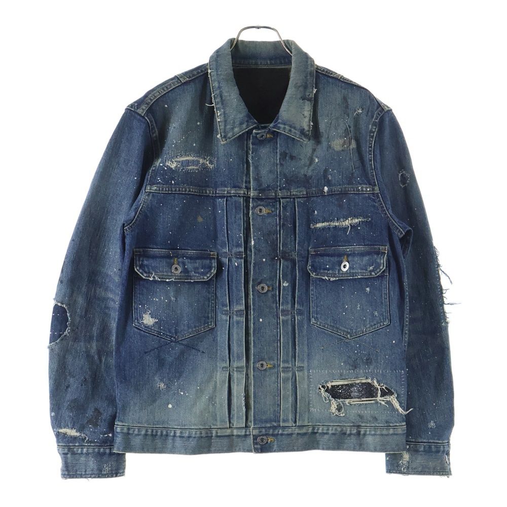 ISAMU イサムカタヤマバックラッシュ 24 SS KOSUKE MATSUI THE DENIM STRETCH 2 ND JACKET 松井康輔 トラッカージャケット D 704 KO