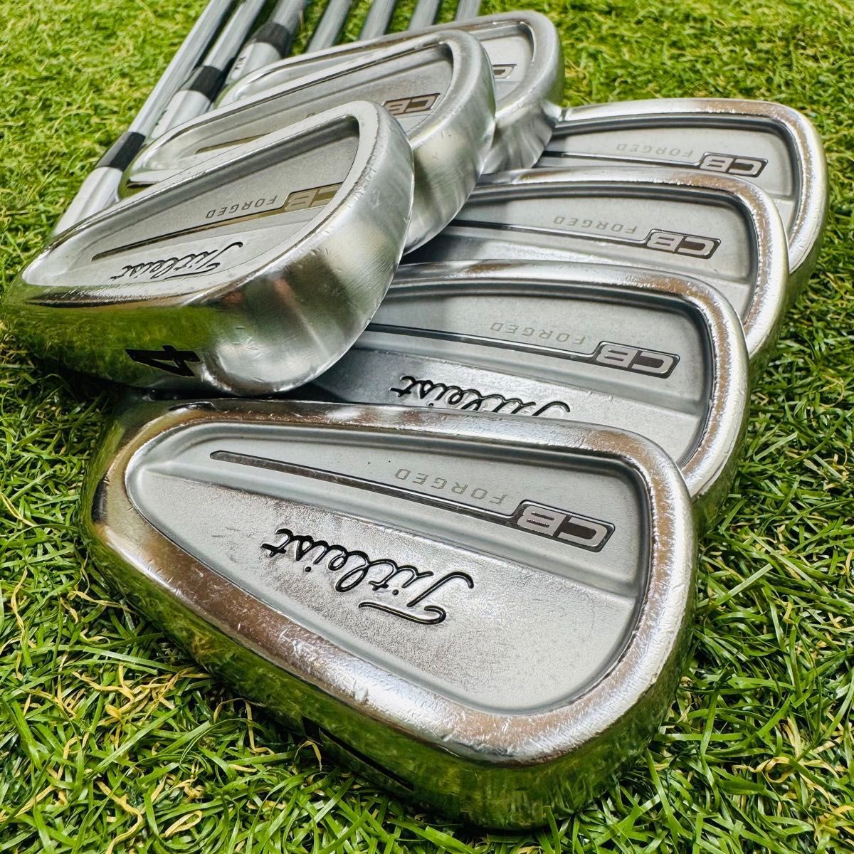 【良品】titleist タイトリスト CB714 メンズアイアンセット 6本 タイトリスト CB714 メンズゴルフ アイアン6本セット 大人気 名器 軟鉄