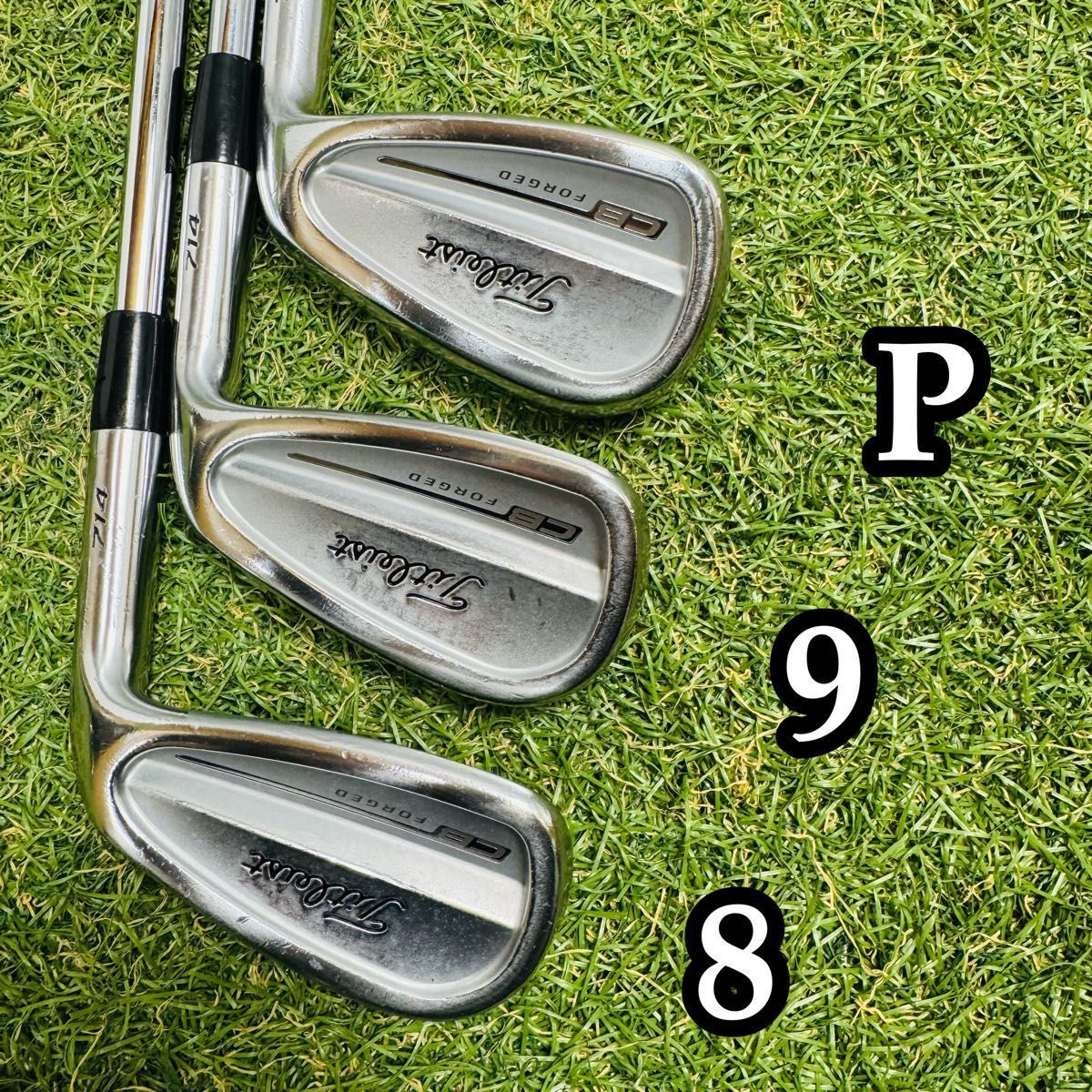 良品】タイトリスト CB714 メンズアイアンセット 7本 スチール S