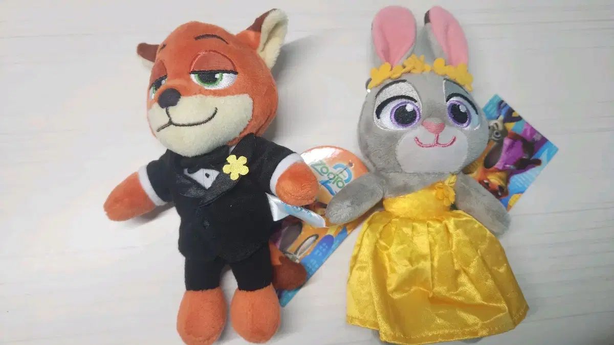 ズートピア ニック＆ジュディ まとめ CGV ぬいぐるみ キーホルダー 開封商品