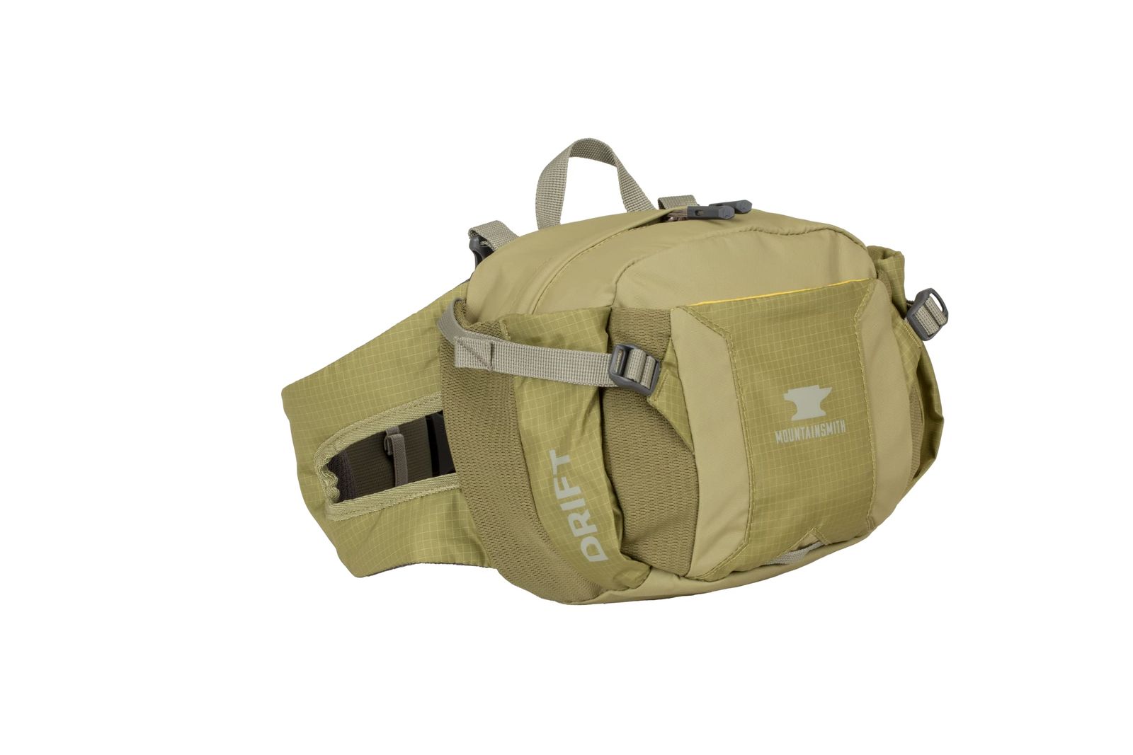 Mountainsmith ドリフトランバー スモールウエストパック ランニング ハイキング サイクリング 旅行 アウトドアスポーツアクティビティ 2つのウォーターボトルポケット付き オリーブグリーン