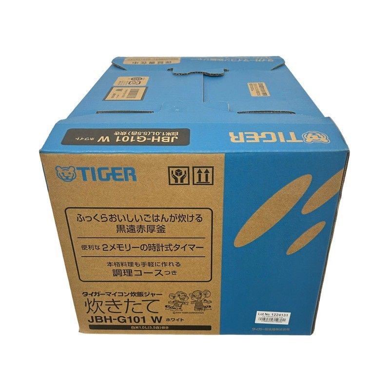 TIGER タイガー マイコン炊飯ジャー 炊きたて JBH G 101 ホワイト 5 5合炊き 製 炊飯器 家電 電化製品 52511 R 2