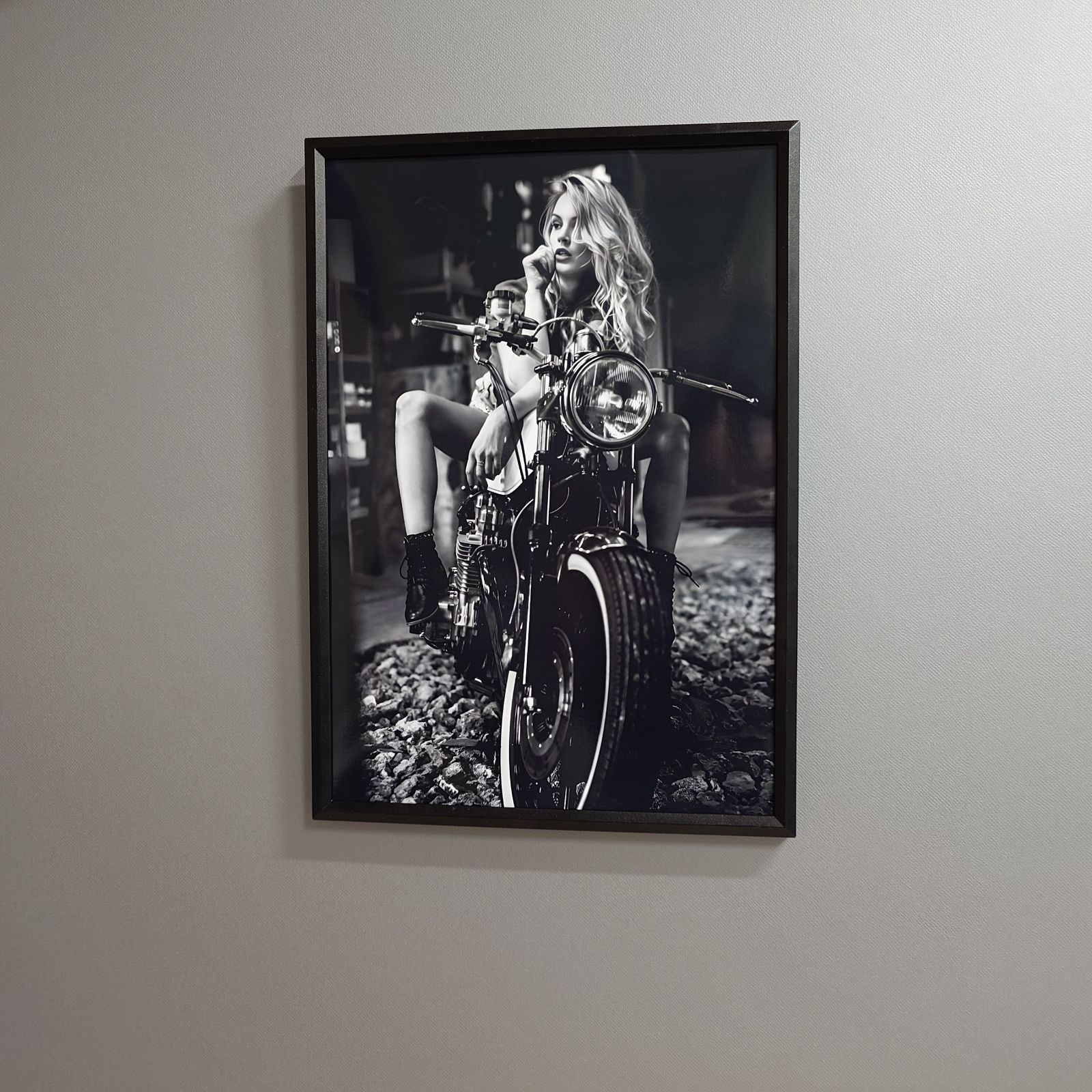 No.417F A4 バイク ポスター 写真 アート インテリア オートバイ