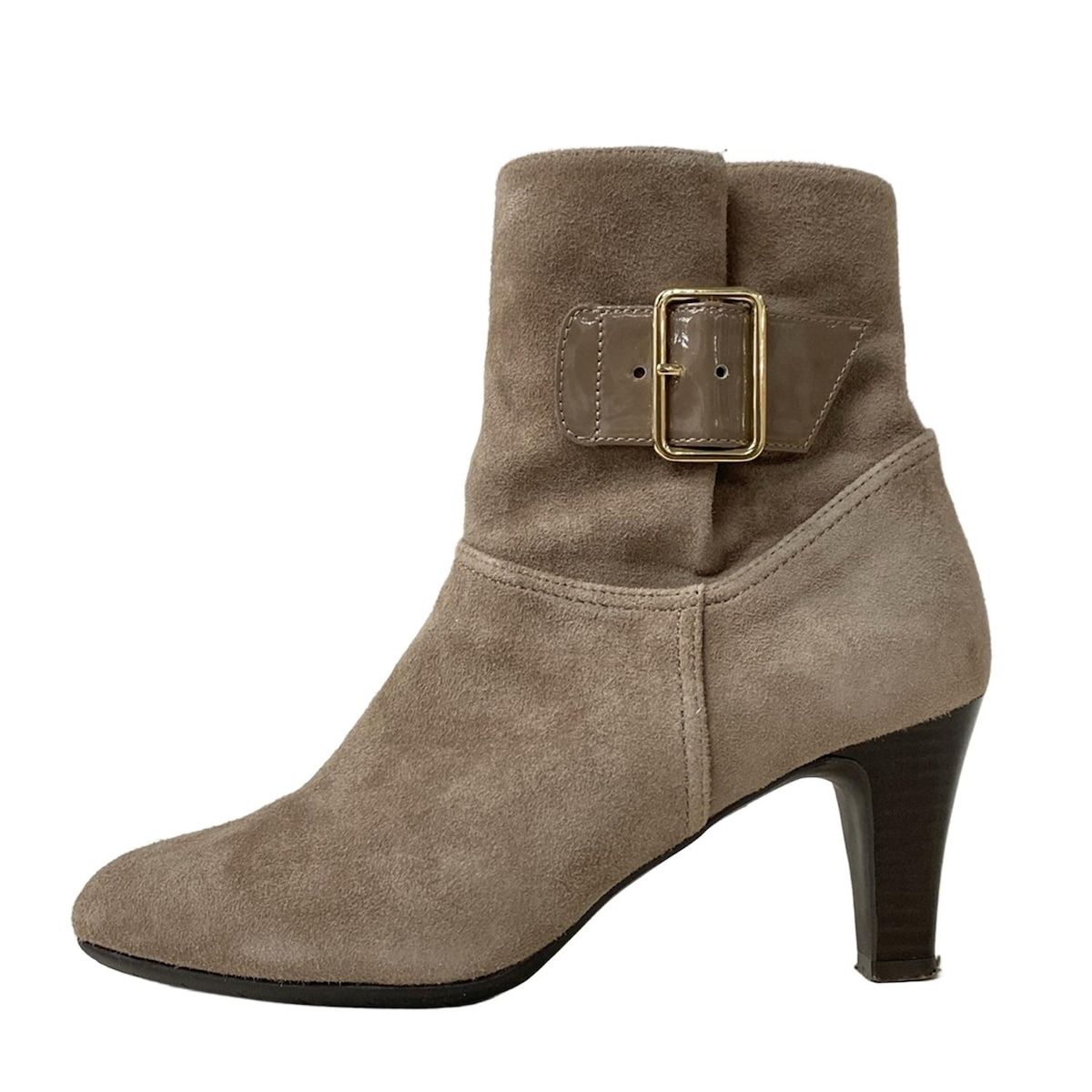 REGAL リーガル ショートブーツ 22 1 2 レディース - グレーベージュ レザー