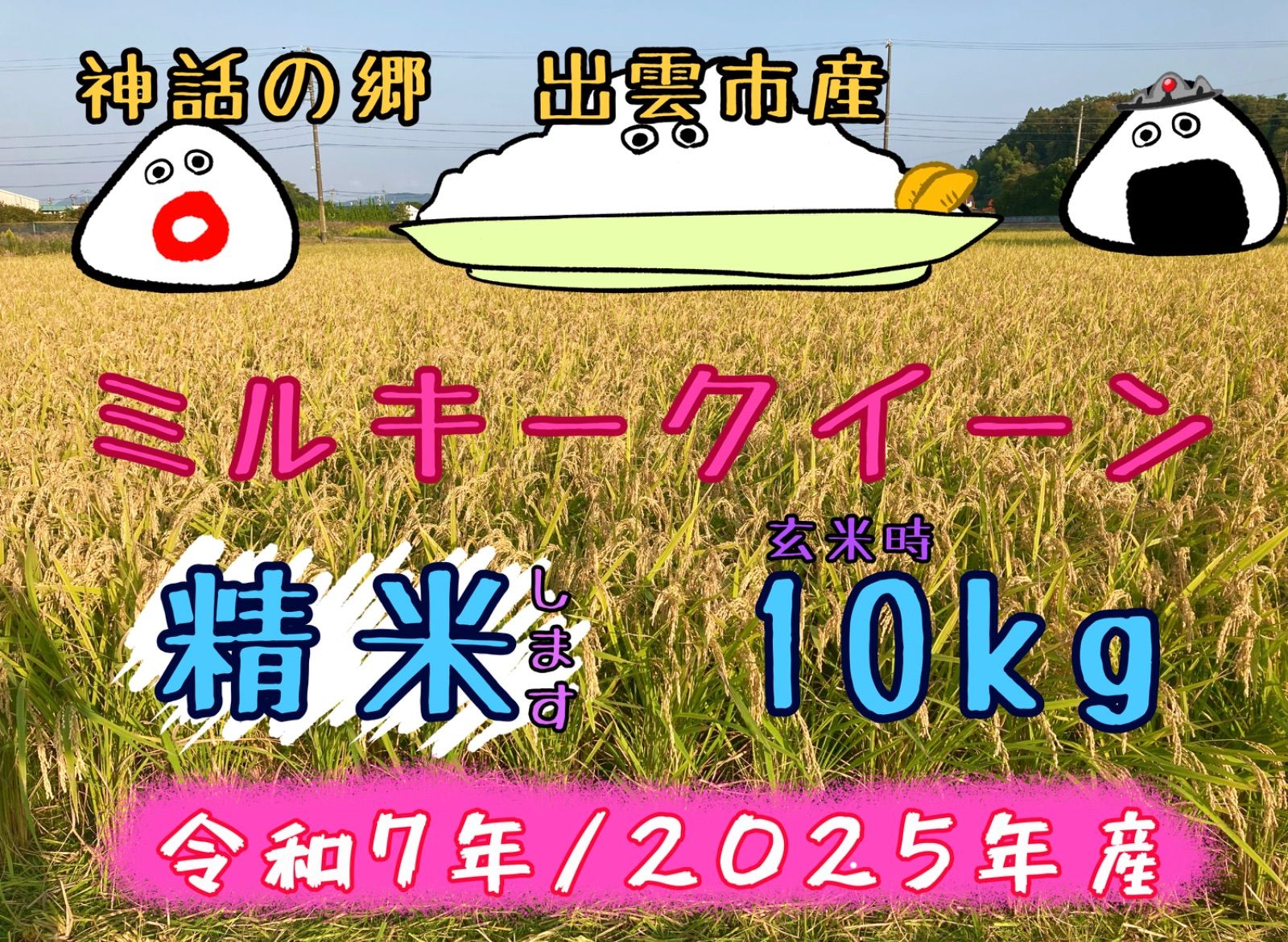 食品 ≪きまぐれセール中≫ミルキークイーン【精米】【〔玄米時〕約10㎏】