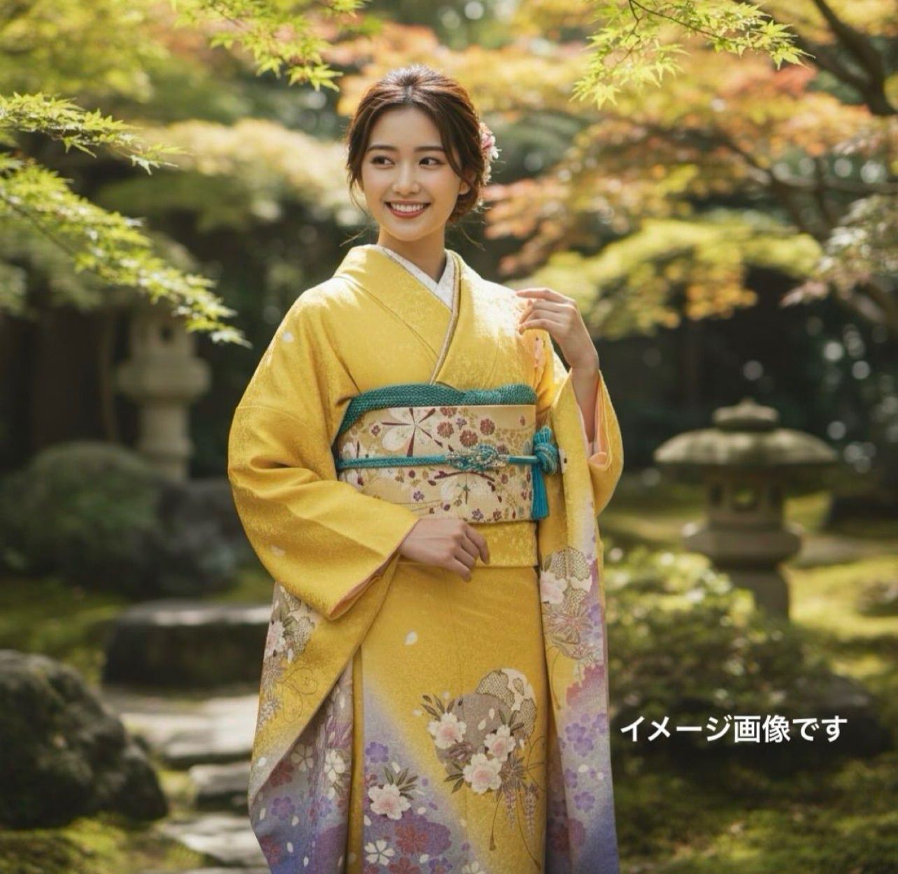 SHOPフォローでお値引きクーポン有り♪ 成人式振袖6点セット