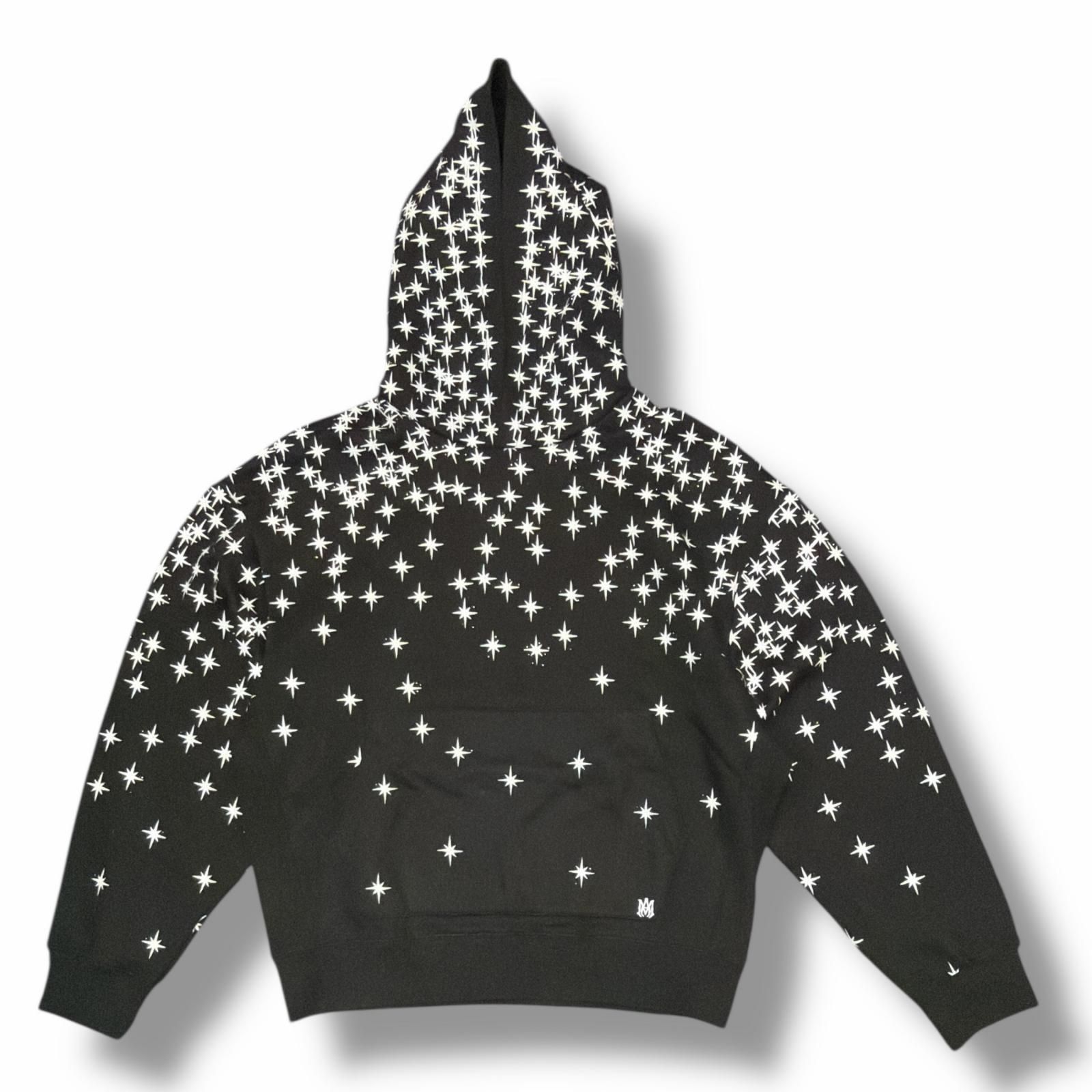 国内正規 AMIRI Starburst Crystal フーディー スターブラストパーカー
