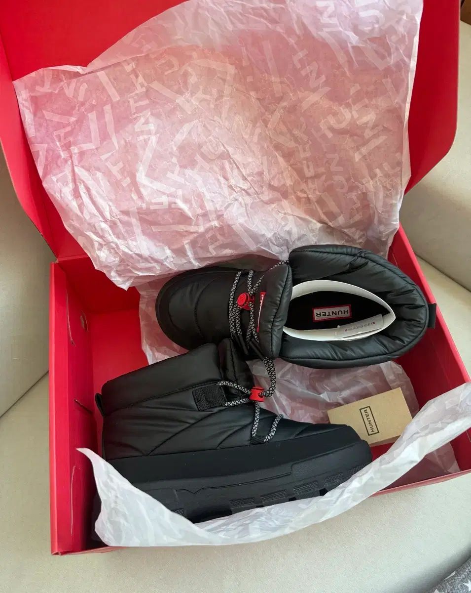 HUNTER エクスプローラー オン パファー レースアップ ビューティ