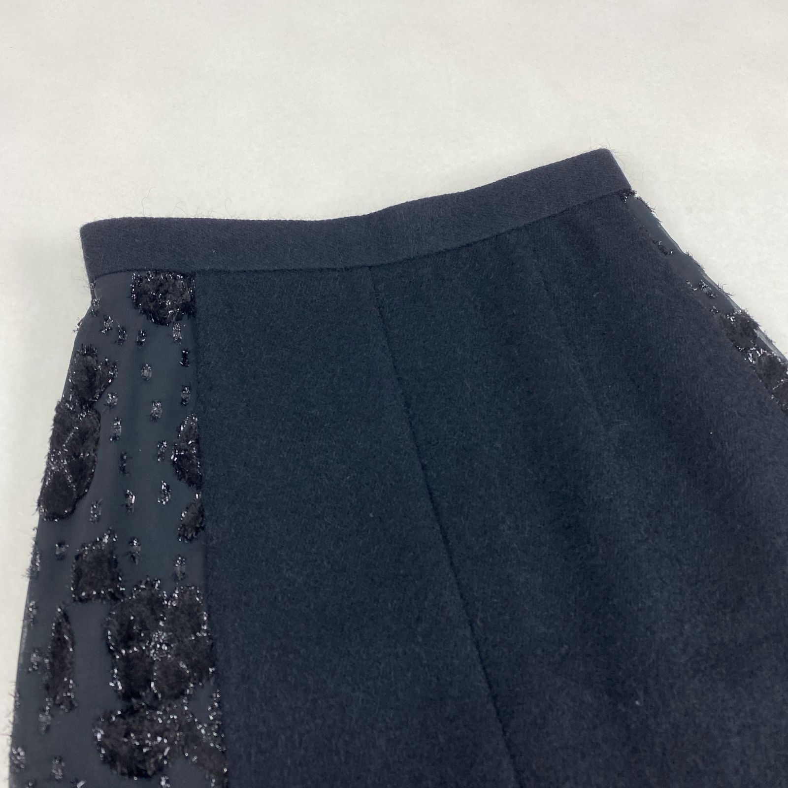 tricot COMME des GARCONS 刺繍レースロングスカート 美品 tricot COMME des GARCONS ロングスカート トリコ