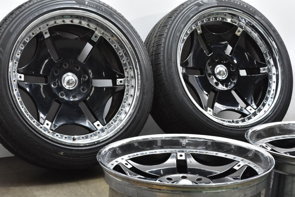 大口径 25インチ ジオバンナ ブラッグ 25 in 12 J 10 PCD 165 1 8穴 ハマーH 2 Giovanna Blagg Hummer H 4本セット 倉庫保管