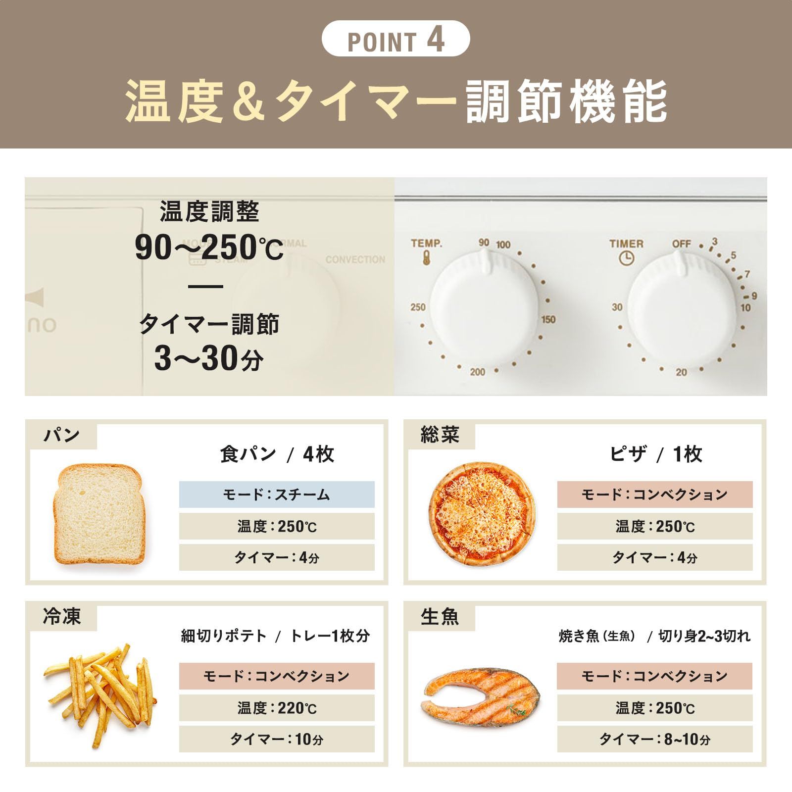 トースター 焼き