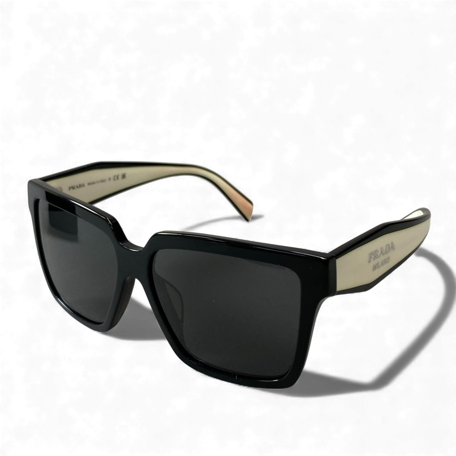 l14 PRADA プラダ ウェリントン サングラス SPR24Z-F 57□14 ブラック