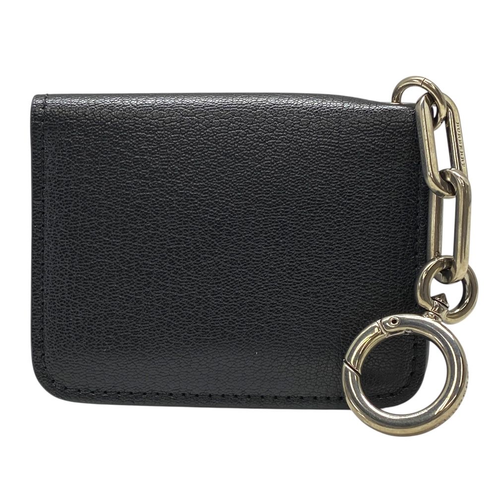 BURBERRY バーバリー 型押しレザー 6Pキーケース ブラック 8006328