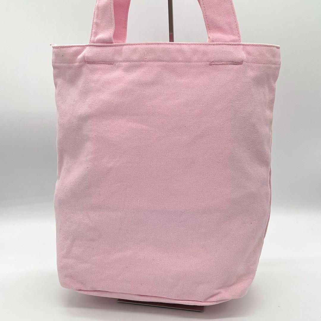 良品】ポロラルフローレン ハンドバッグ トートバッグ キャンバス PINK