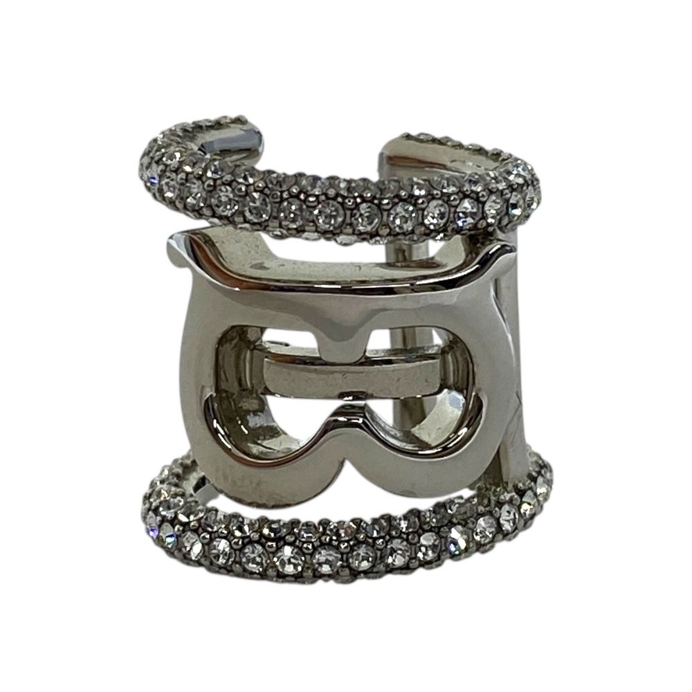 バーバリー イヤーカフ イヤリング リング TBロゴ シルバー ラインストーン BURBERRY リユース 上質な装飾が魅力の品