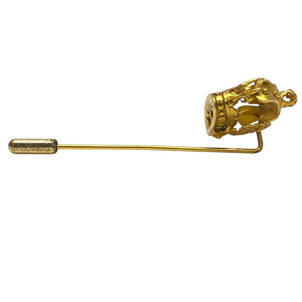 ドルチェ&ガッバーナ ハットピン ブローチ ピンブローチ クラウン 王冠