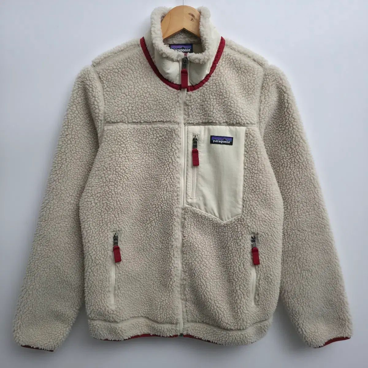 M パタゴニア レトロ X フリース ジャケット アイボリー