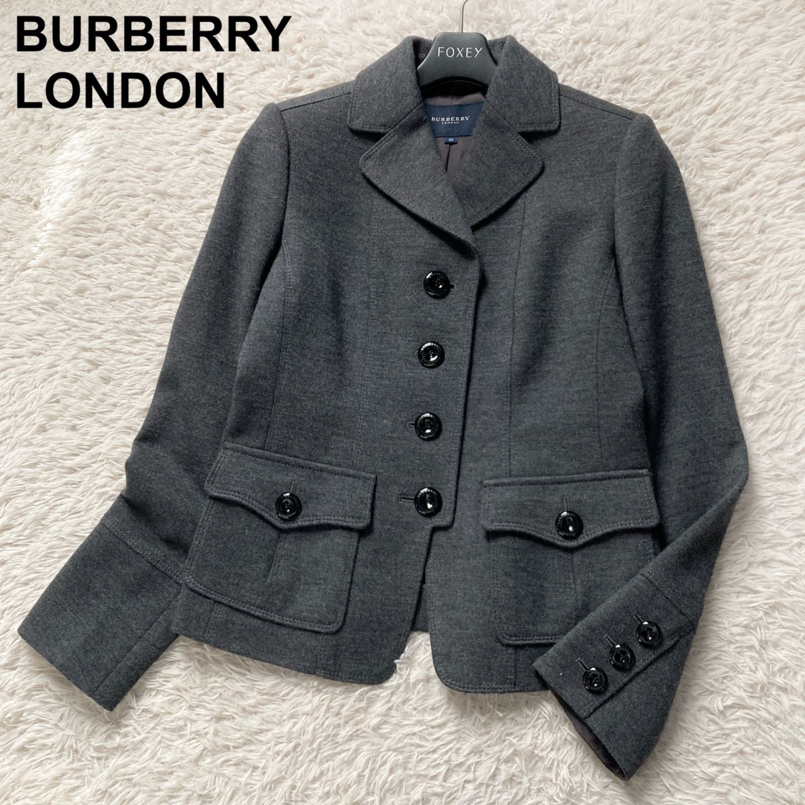 美品 BURBERRY LONDON バーバリーロンドン 上品 高級感 ウール