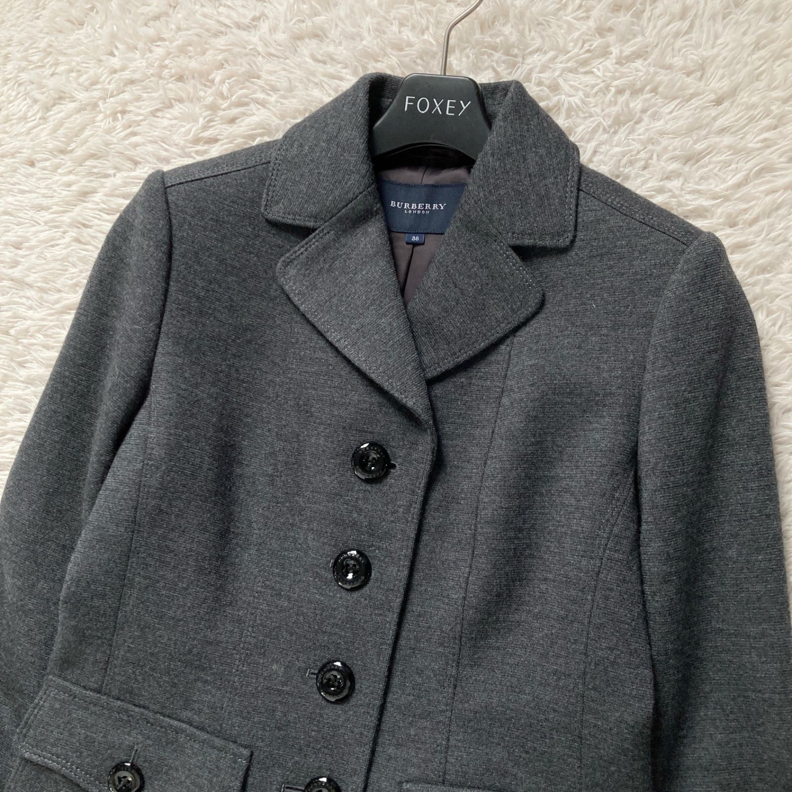 美品 BURBERRY LONDON バーバリーロンドン 上品 高級感 ウール