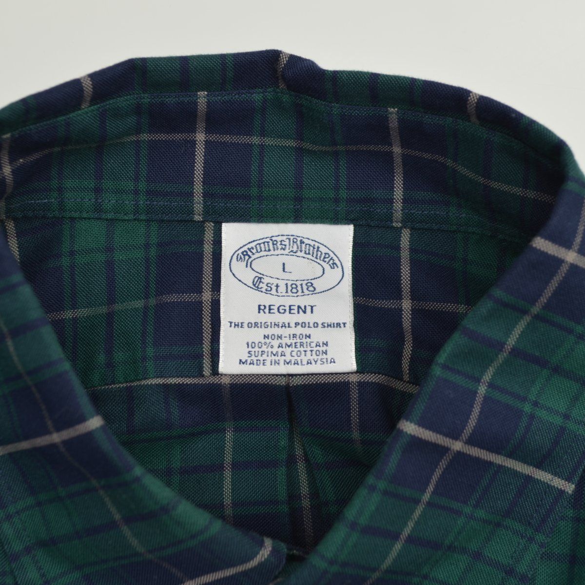 BROOKSBROTHERS】REGENT NON-IRON チェック長袖シャツ Brooks Brothers