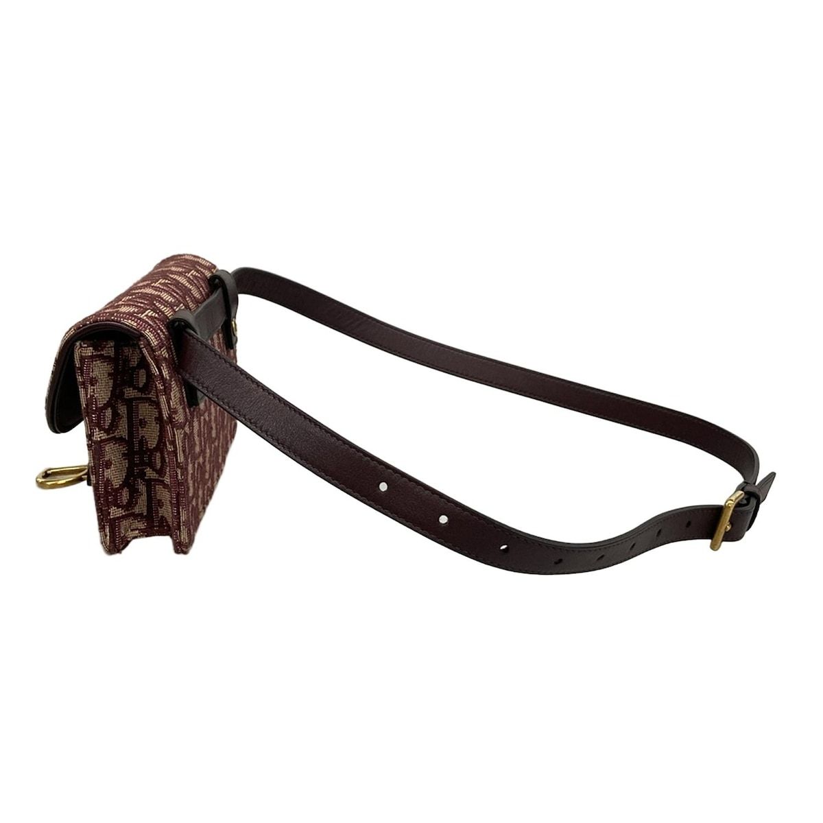 クリスチャンディオール　革製ポーチ付きファッションベルト・希少 ディオール/クリスチャンディオール ウエストポーチ美品 サドル ベルト