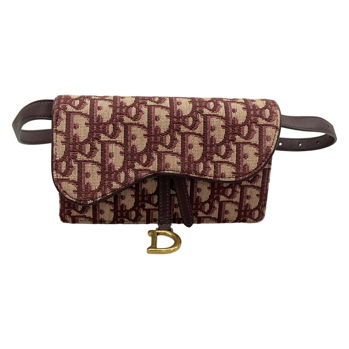 ディオール/クリスチャンディオール ウエストポーチ美品 サドル ベルト