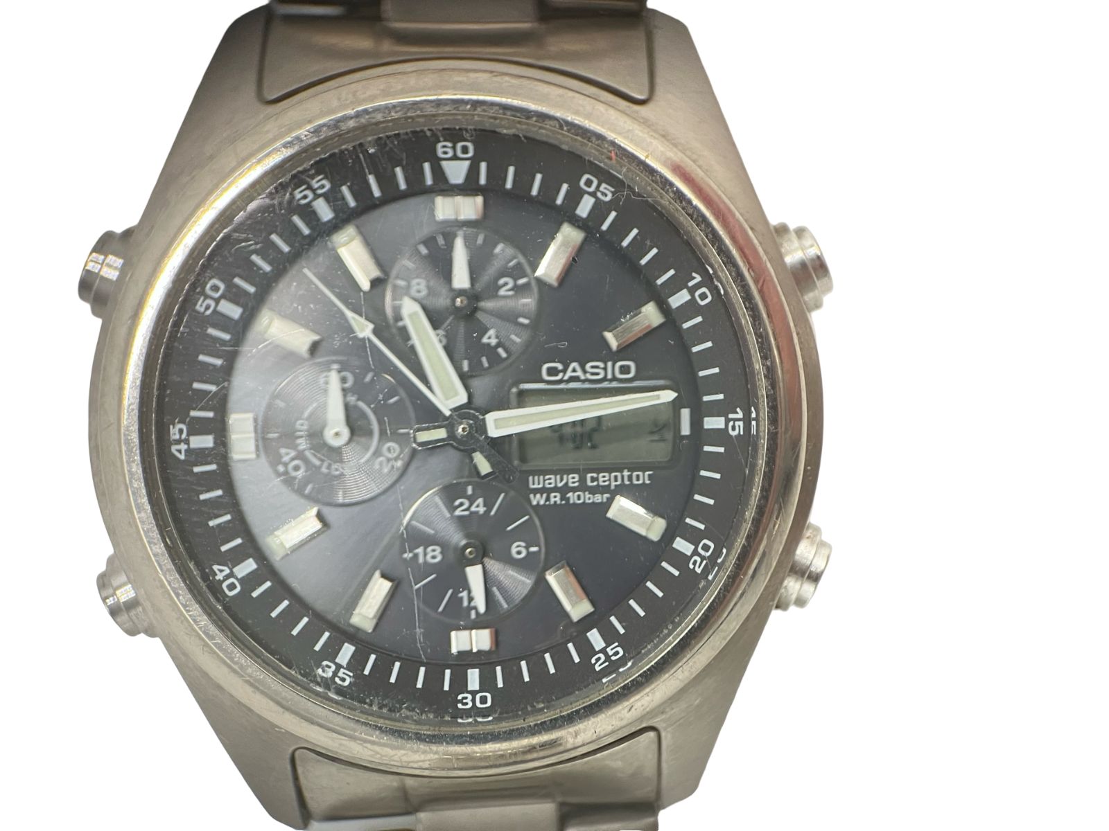 稼働品 CASIO ウェーブセプター WVQ-500TDJ ソーラー電波時計 - メルカリ