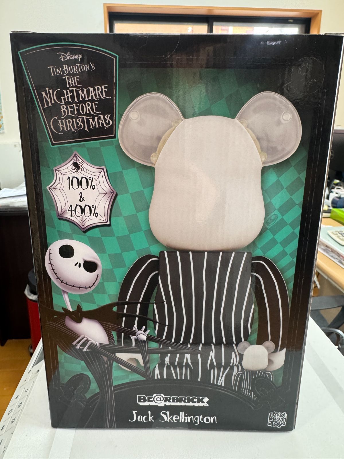 BE RBRICK Jack Skellington 100％ 400 MCT TOKYO