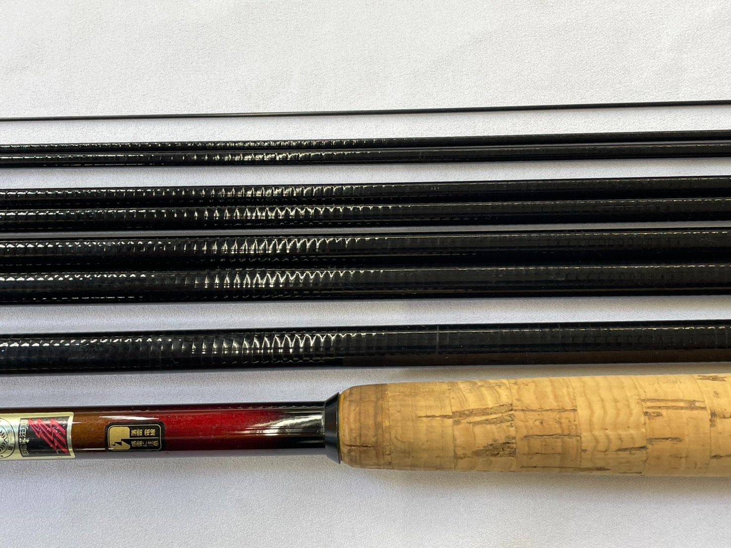 送料無料 希少品 がまかつ テンカラ 翠莱38 日本製 テンカラ竿 渓流竿