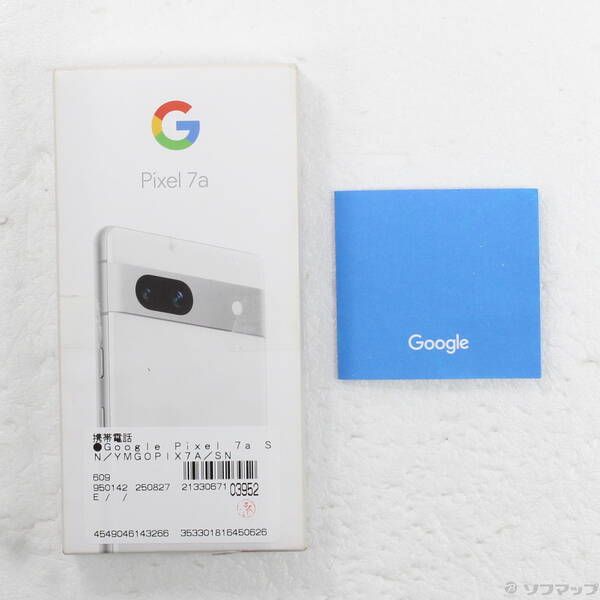 中古品〕 Google Pixel 7a 128GB スノー YMGOPIX7A Y!mobile SIMフリー 中古品〕 Google Pixel 7a 128GB スノー YMGOPIX7A Y!mobile SIMフリー