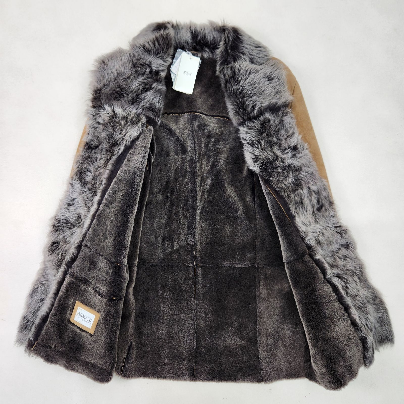 未使用級 極美品 ARMANI COLLEZIONI レザージャケット 最高級品