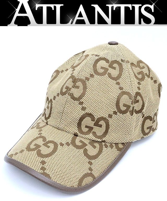 広尾店】グッチ GUCCI ジャンボGG柄 ベースボールキャップ キャンバス