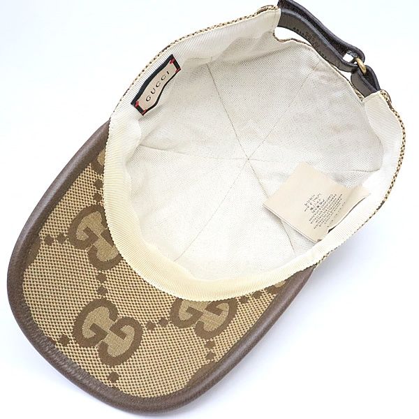広尾店】グッチ GUCCI ジャンボGG柄 ベースボールキャップ キャンバス