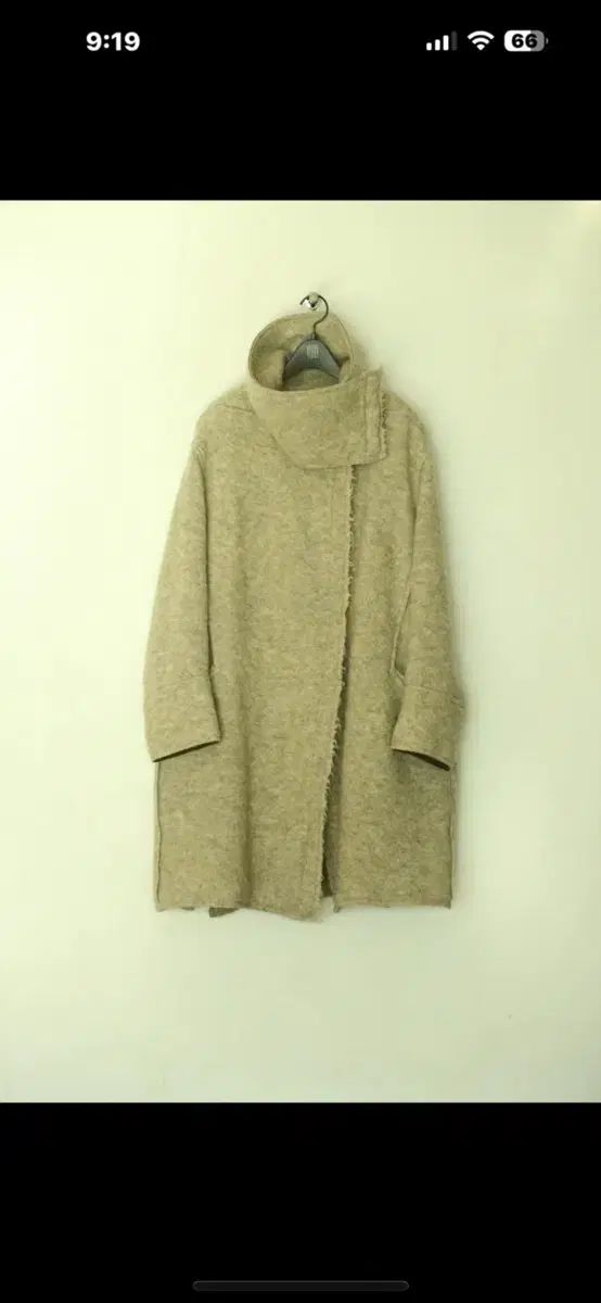 TIME ルーズフィット モヘア コート