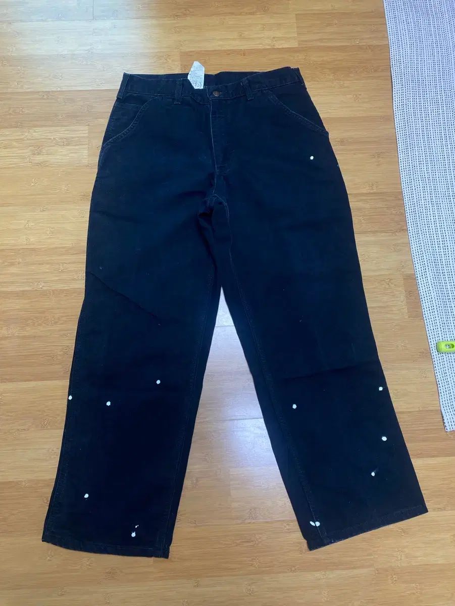 カルハートシングルニーパンツ ブラック 34*30