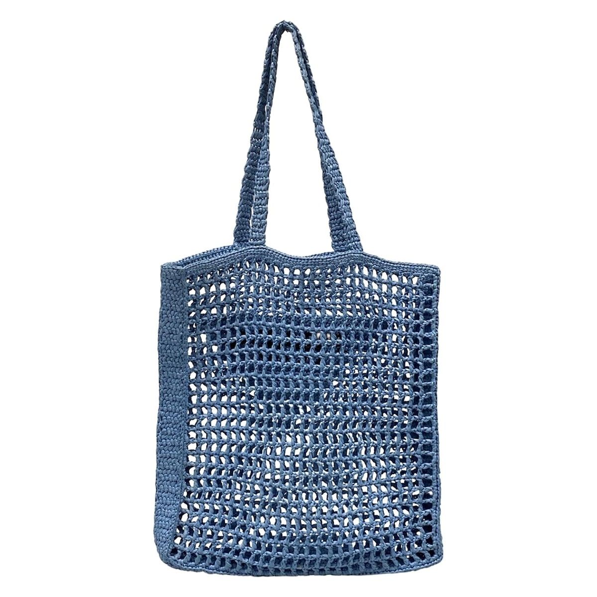 PRADA ライトブルー トートバッグ PRADA(プラダ) トートバッグ - ライトブルー - メルカリ